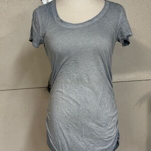 Motherhood Light Gray Short Sleeve Tee
